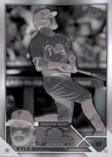 [DIGITAL] Topps Bunt - Kyle Schwarber - Topps Chrome 23 S1 - Black White Base