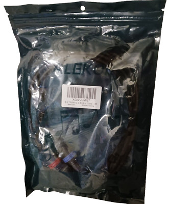 Alekor 3.5 TRSM Stereo to 2 XLR Male Cable, 3 Ft., Sealed in Original Pack ~ NWT