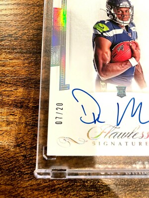 2019 Panini Flawless Signatures DK Metcalf Rookie Auto 07/20 #FR