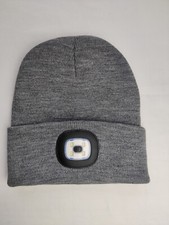 Image of Beanie Hat with USB Rechargeable LED Light | Thermal Winter Cap | 20 Colours