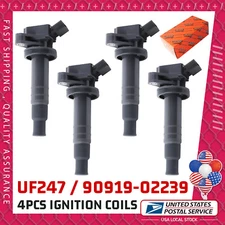 4PCS Ignition Coil For Toyota Corolla 1999-2008 Matrix 2003-2008 1.8L UF247