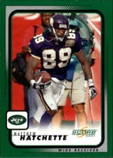 2001 Score Football Card #114 Matthew Hatchette Jets WR {Box 21}
