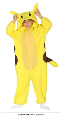 Kinder Pokémon Pika-chu Kostüm 3-4 Jahre