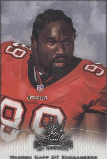 2002 Donruss Gridiron Kings Warren Sapp #95 - 1 of 2
