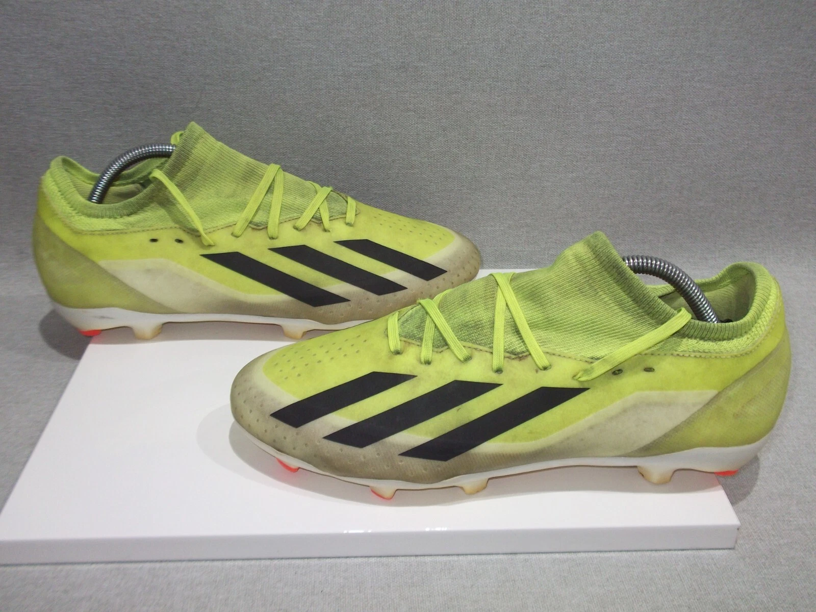 Scarpe da calcio Adidas X Crazyfast FG gialle taglia UK 10