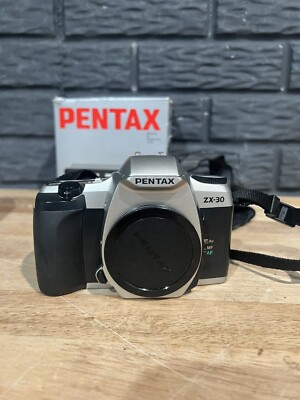 Pentax ZX-30 35mm SLR Film Camera Body With Box & Manual | eBay