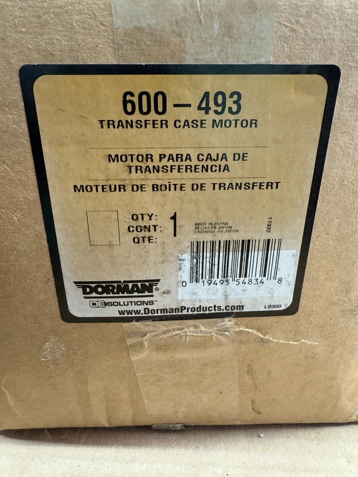 Dorman 600-493 Transfer Case Motor For 2003-2024 Lexus / Toyota - Image 2 of 4