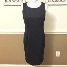 Julian Taylor NY Sleeveless Dress Black Sz 6 Career Work Business Witchy Core