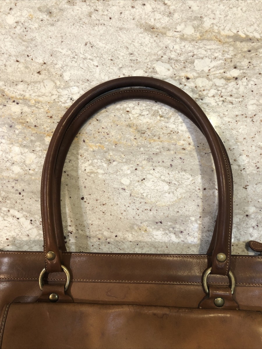 Vintage Ghurka Marley Hodgson No.9 The Runabout Satchel Shoulder Bag Leather