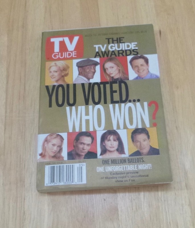 TV Guide Jan 29-Feb 5  1999 TV Gide Awards-Who Won  Charlotte, NC Edition