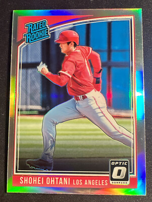 2018 Optic #56 Shohei Ohtani Holo Silver Prizm Rookie RC