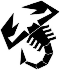 ADESIVO FIAT 500 ABARTH CINQUECENTO GRANDE PUNTO LOGO SCORPIONE CORSA 595