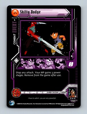Dragon Ball GT TCG Shifty Dodge Preview 4 Score Lost Episodes
