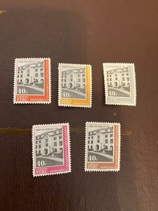 Perú 1970, Public Buildings: Ministry of transports, set of 5, accept offer
