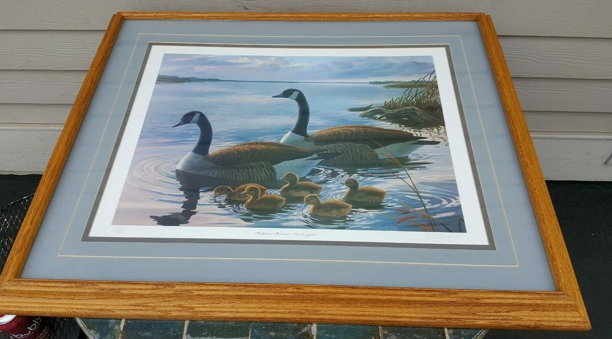 Randy mcgovern canada geese hideaway heritage signed #347/980 1989