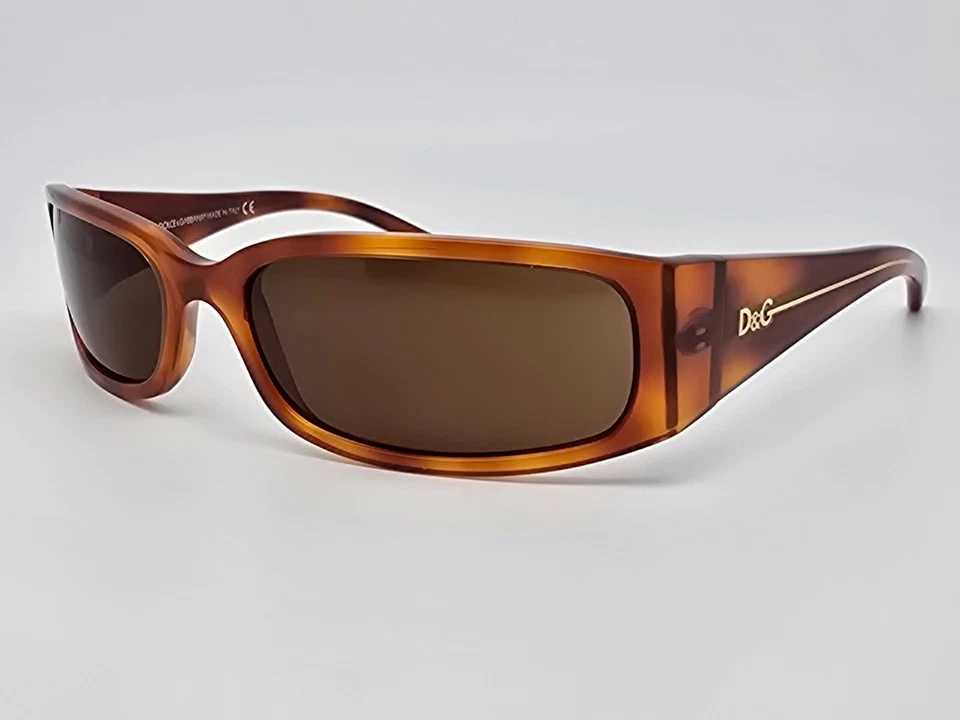 Gafas de sol Dolce & Gabbana D&G2183 96 marco dorado tortuga lentes marrones con estuche 59 mm Foto 3 de 4