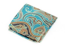 Lord R Colton Masterworks Pocket Square - Upsala Tapestry Silk - 75 Retail New