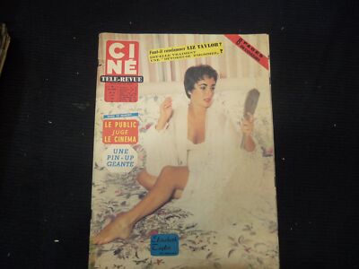 1963 MAY 2 CINE TELE-REVUE FRENCH MAGAZINE - ELIZABETH TAYLOR COVER - E 24694