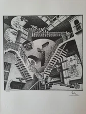 M. C. Escher Signed - Relativity - Collectable Lithograph