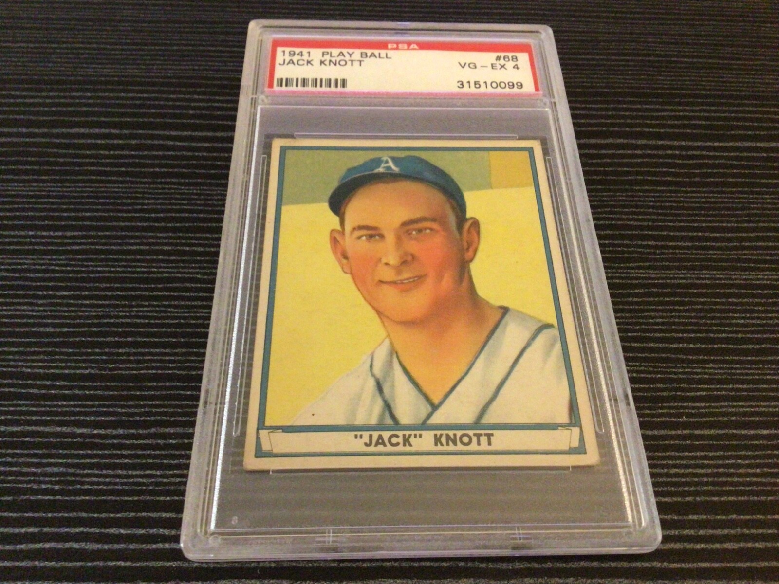 1941 Play Ball Jack Knott #68  PSA 4