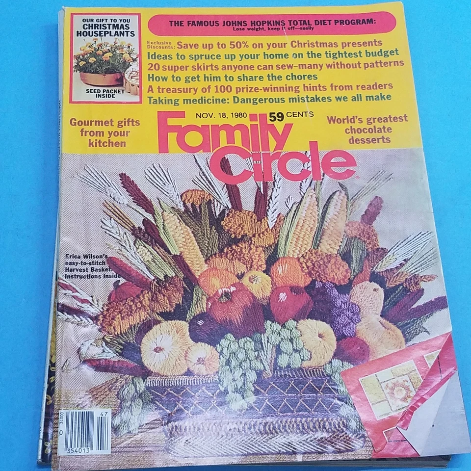 Vintage 1980 FAMILY CIRCLE Magazines, Lot of 7 - Image 3 of 4