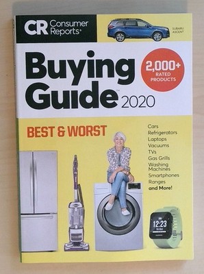 Consumer Reports Buying Guide 2020 Best & Worst 2000+ Rated Products Magazine