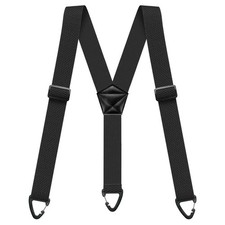 Suspenders for Men Heavy Duty, X Back Hidden Suspender 1.5" Under Clothing