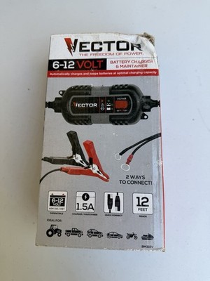 Vector 6-Volt / 12-Volt Battery Maintainer High Frequency AGM/GEL/WET Batteries
