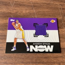 2007-08 Topps Basketball Card Generation Now Relic Jersey Andrew Bynum GNR-AB