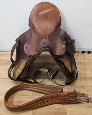 17” Johs . Stubben Krefeld  Vintage Jumping Saddle USED