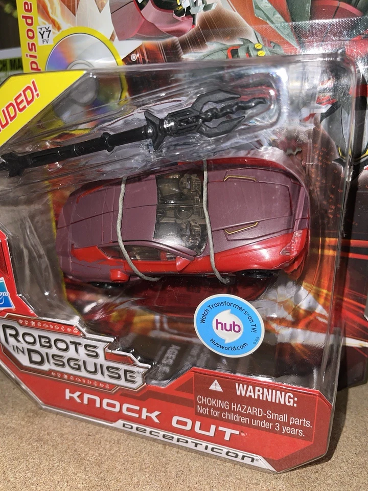 2011 Transformers Prime Robots In Disguise Deluxe Class Decepticon Knock Out #7 - Image 2 of 4