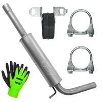 Auspuff MittelschaldäMpfer Mitteltopf FüR Vw Polo 4 9N 1.9 Tdi Sdi (2001-2009)