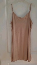 Women Cami Full Slip Plain Long Loose Dresses Camisole Liner Under Dress Sz 2XL