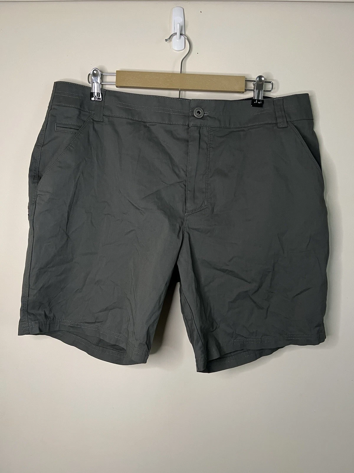 Kuhl Resistor Lite Chino Gray Outdoor Hiking Shorts Size 38