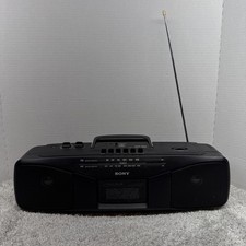 Vintage Sony CFS-204 Boombox AM/FM Cassette Tested Read Description