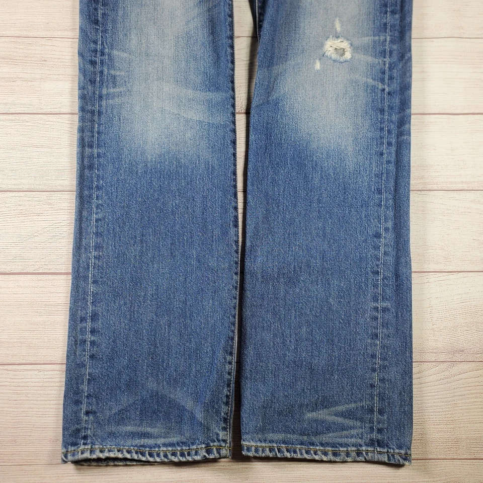 Jeans rectos vintage Ralph Lauren denim & Supply para hombre 34x34 azules Y2K Foto 2 de 4