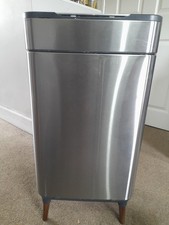 Image of Tower Ozone Sensor Bin with Legs, 65L, Hands Free, Stainless Steel T938022SS