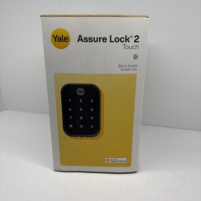 Yale Assure Lock 2 Touch Deadbolt & Keypad, Black Suede - YRD430-F-BLE-BSP - NEW