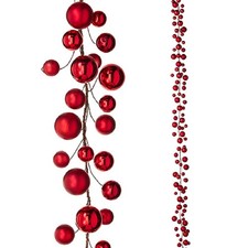 RAZ Imports Garland, Red Ball G4202281