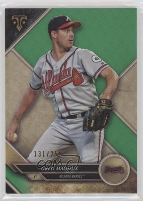 2017 Topps Triple Threads Emerald 131/250 Greg Maddux #83 HOF 0zc5