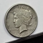 1921 Peace Dollar - Fine Details, Cleaned (#61936-L)