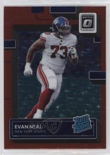 2022 Panini Donruss Optic Rated Rookie Red Stars Prizm Evan Neal #251 uk2