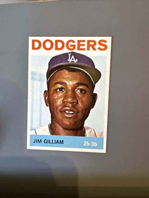 1964 Topps Set-Break #310 Jim Gilliam EX-centered Nice Card