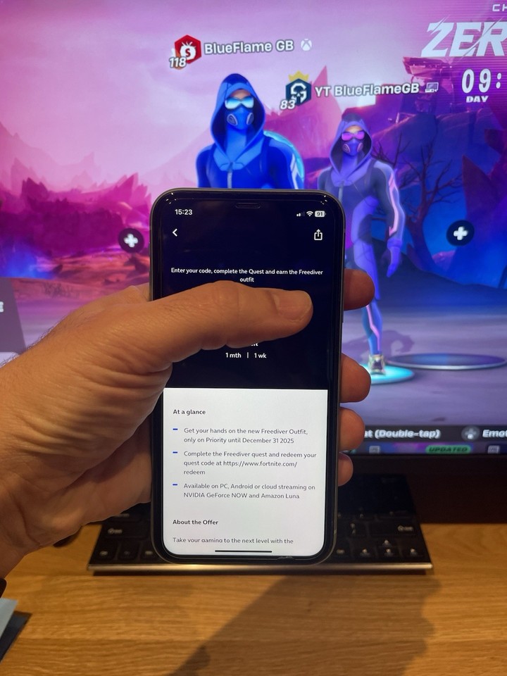 Fortnite - Freediver Outfit Quest PC, Android & Mehr Code