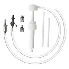 Lower Unit Gear Oil Pump for Quart Bottles, Includes 3rd Hand Adapter, 3/8