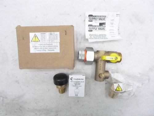 Webstone Pro-Pal Dielectric Water Heater Supply Valve 3/4" FIP Union H-21663W-VR