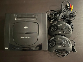 SEGA Saturn System Boxed Console | 2 Controllers | Preview disc + Game | Tested!