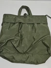 Vintage U.S. Military Flyer’s Helmet Bag Olive Green Nylon Tru Spec