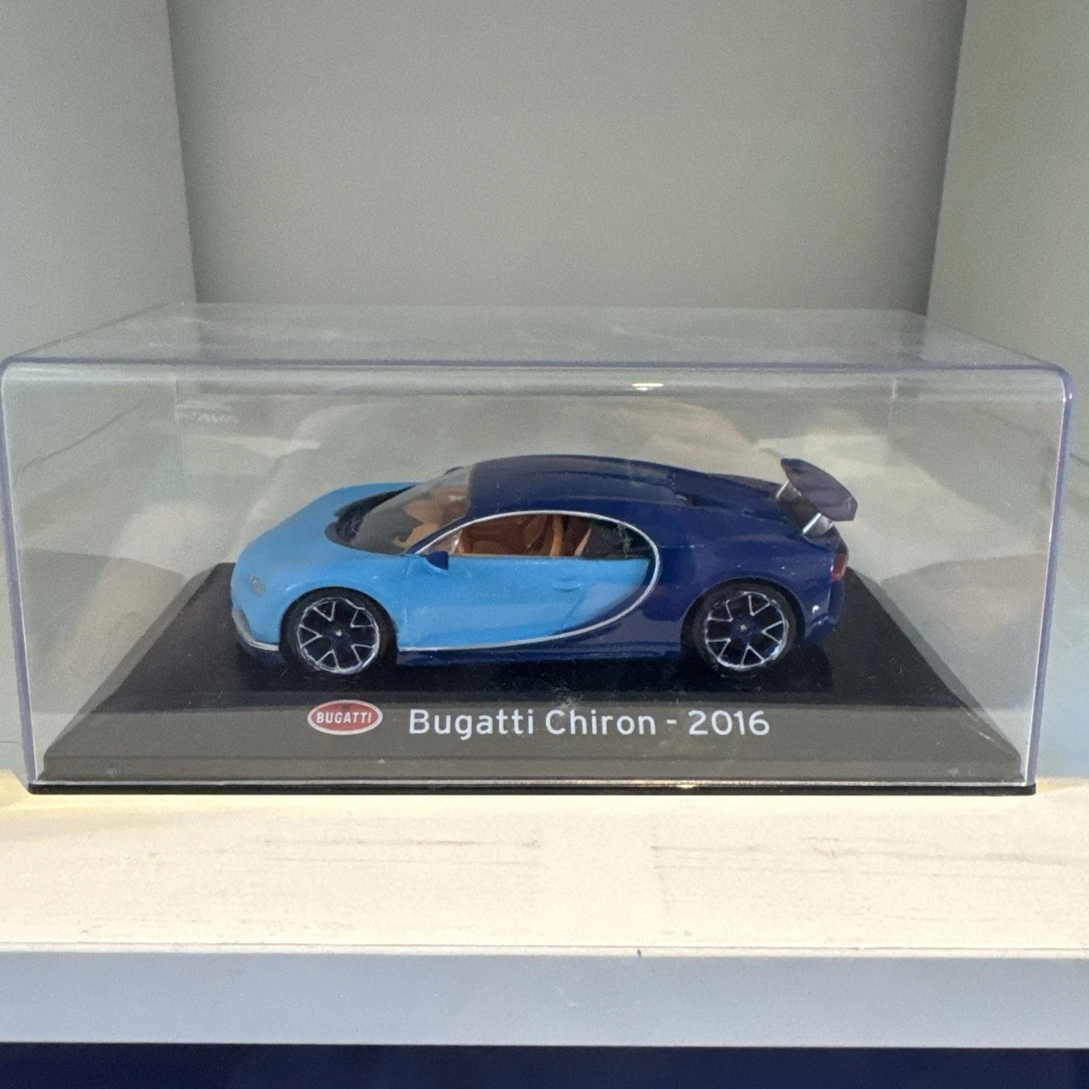 Altaya 1/43 Bugatti Veyron 16.4 2005 Blue White Supercar