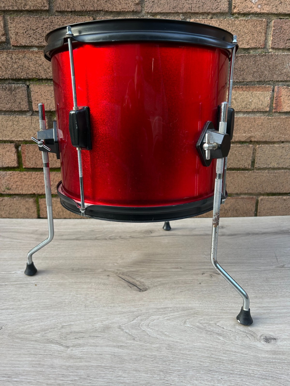 STAGG 12''x 10'' Floor Tom with Legs -Red - for Junior drum kit photo 3